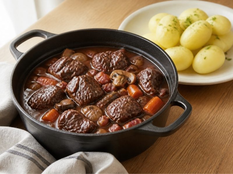 Bœuf bourguignon traditionnel