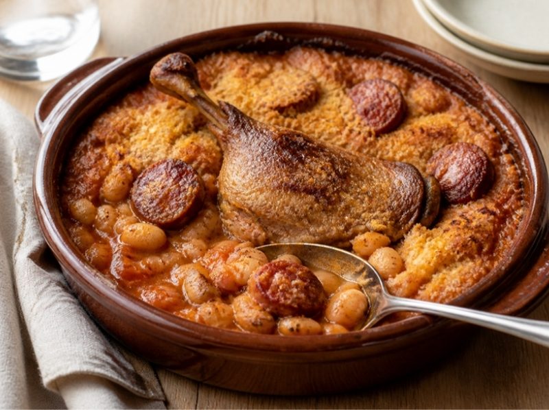 Cassoulet express aux haricots cuisinés